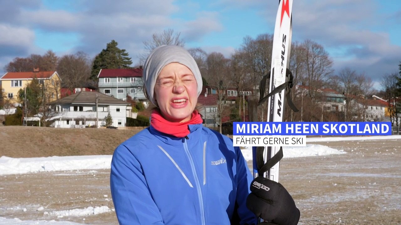 Norwegen versetzt Schneeberge