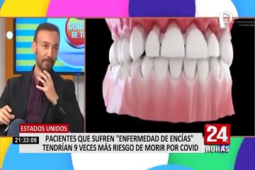 Periodontitis propiciaría mayores complicaciones por COVID-19, según estudio