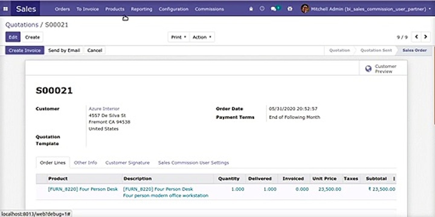 How to Calculate Sales Commission from Sales order/Account invoice and Account Payment | Odoo