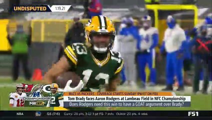 Télécharger la video: UNDISPUTED - Shannon If Packers beat Buccaneers, Aaron Rodgers will pass Tom Brady in GOAT debate