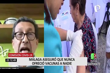 Germán Málaga confirmó que Vizcarra le pidió dos dosis de la vacuna activa de Sinopharm