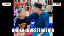 Police looking for cosmetics company founder over child kissing video
