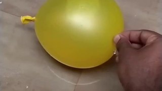 Balloon slow motion blast