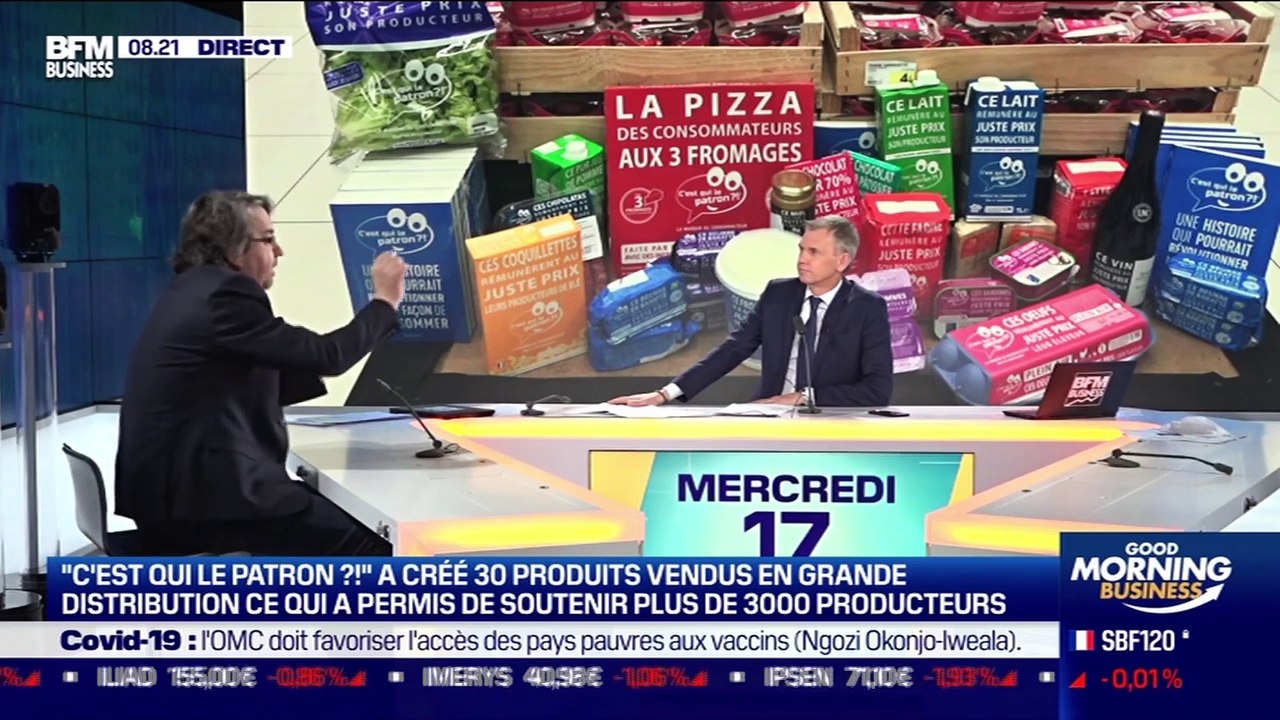 Nicolas Chabanne (C'est qui le patron ?!) : "C'est qui le patron" prête à partager ses secrets de fabrication avec la grande distribution - 17/02