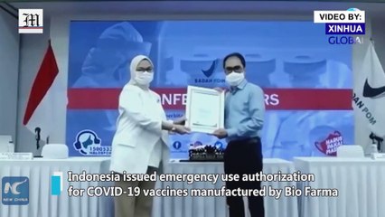  Indonesia authorizes for emergency use COVID-19 vaccines by Bio Farma