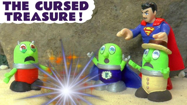 The Cursed Treasure with the Funny Funlings and DC Comics Superheroes Superman in this Fun Family Friendly Full Episode English Toy Story Video for Kids from Kid Friendly Family Channel Toy Trains 4U