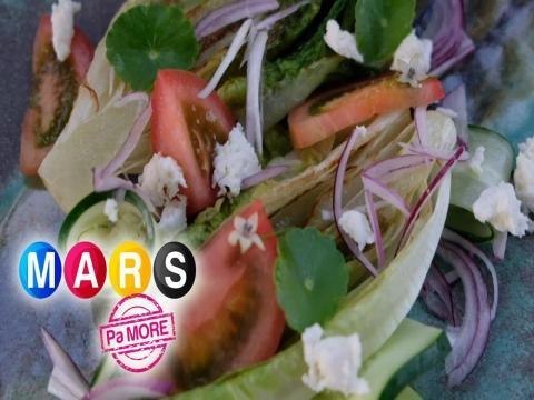 Mars Pa More: Chef JR Royol's Grilled Romaine Salad with Kesong Puti recipe | Mars Masarap