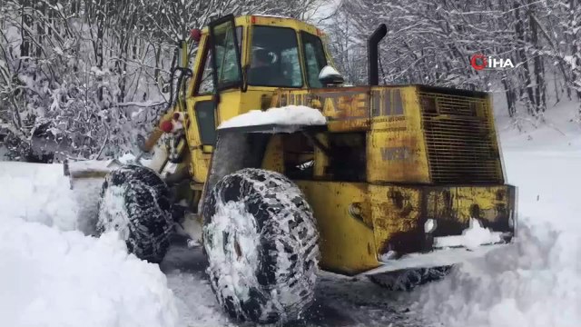 Zonguldak’ta 165 köy yolu ulaşıma kapandı