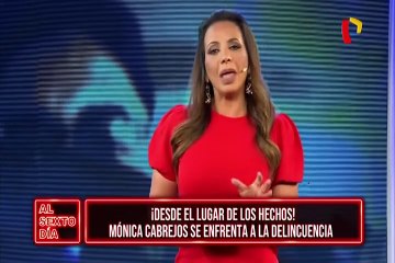 Mónica Cabrejos se enfrenta a la delincuencia desde el lugar de los hechos