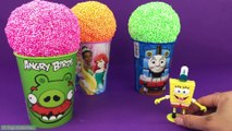 Paw Patrol Play Foam Surprise Cups I FROZEN 2 Angry Birds Spongebob Barbie PJ Masks Toy Story