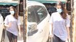 Rhea Chakraborty with brother snapped by media at GYM Santacruz | FilmiBeat