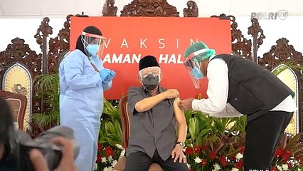 Wapres Ma’ruf Amin Disuntik Vaksin Covid-19