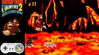Donkey Kong Country 2 - Diddy's Kong Quest [#2]  / Crocodile Cauldron / ALL DK Coins [SNES]