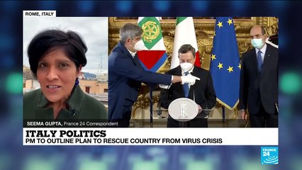 Italian PM Draghi to outline plan to rescue country from virus crisis