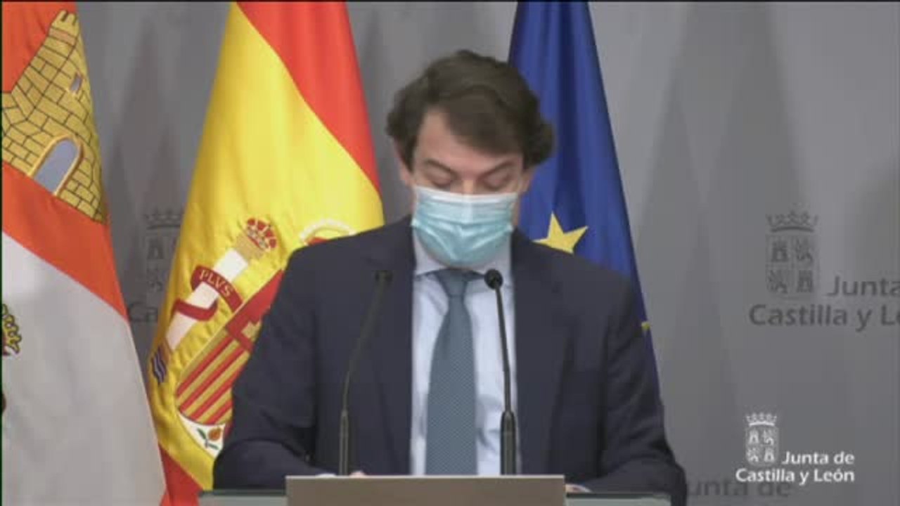 Fernández Mañueco: "El cierre a las 20 horas es duro para las empresas y para las familias"