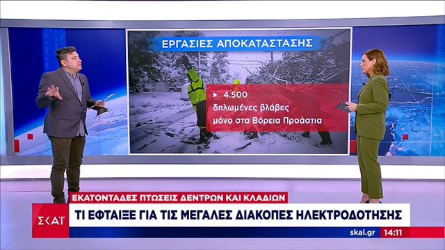 Δηλώσεις Χαρδαλιά για προβλήματα από την κακοκαιρία