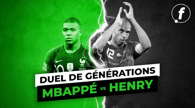 Duel de générations : Kylian Mbappé vs Thierry Henry