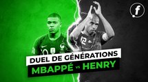 Duel de générations : Kylian Mbappé  vs Thierry Henry
