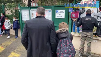 Marseille : opération de sécurisation d'une école en compagnie de l'élu Yannick Ohanessian