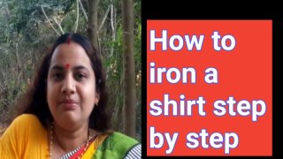 How to the iron a shirt step by step