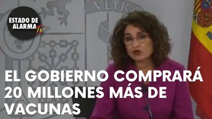 EL GOBIERNO COMPRARÁ 20 MILLONES MÁS DE VACUNAS