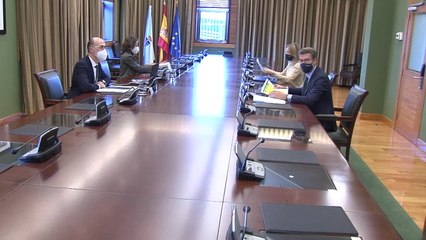 Feijóo se reúne con el presidente de la Autoridad Portuaria de Vigo