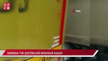 Rusya-Gürcistan sınırında tır Türk şoförleri mahsur kaldı