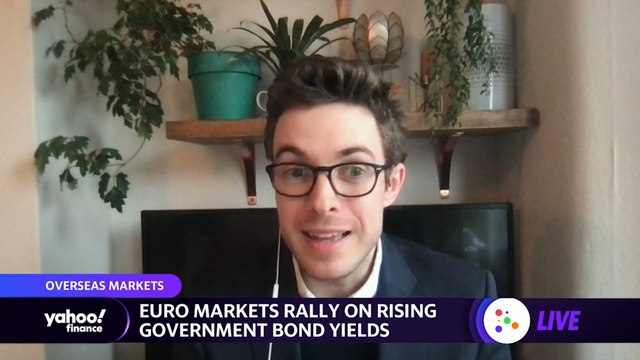 Euro markets rally on rising government bond yields