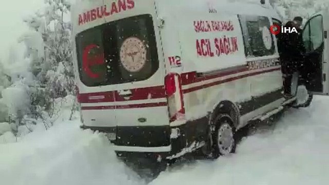 Diyaliz hastasının imdadına ekipler yetişti