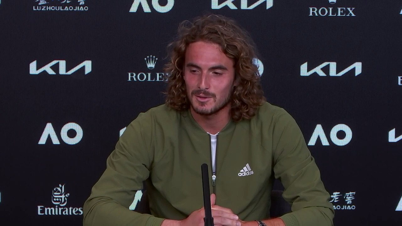 Open d'Australie 2021 - Stefanos Tsitsipas : "Playing, playing... and not thinking !"