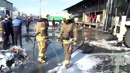 Sebze-meyve halinde yangın