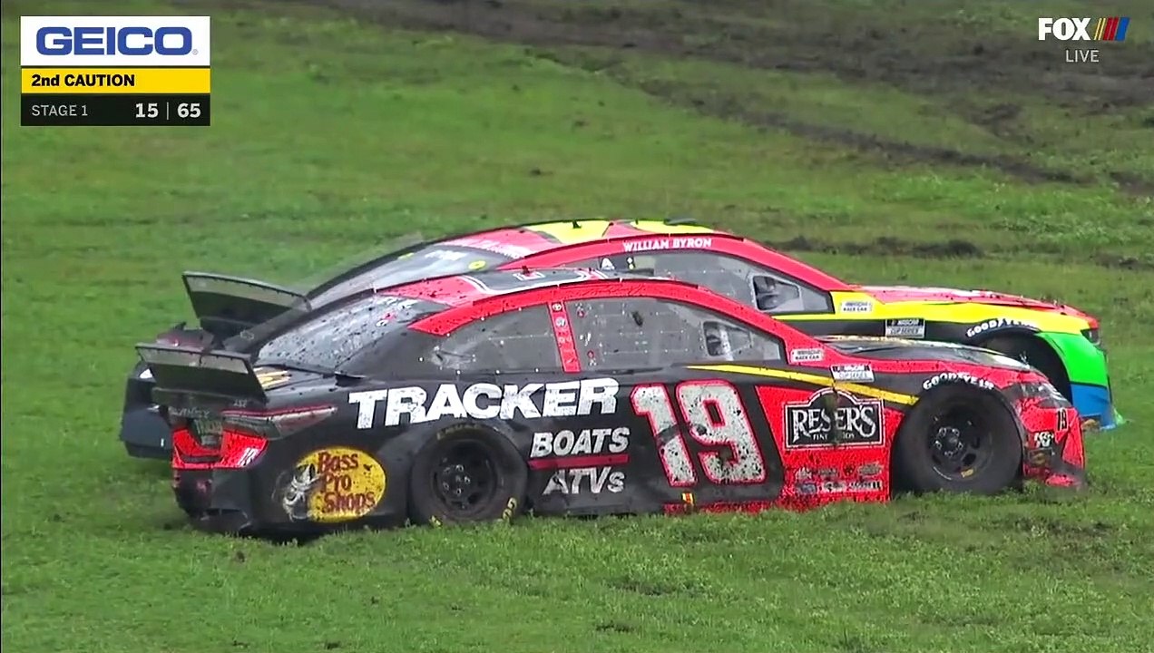 NASCAR Cup Series  Daytona 500 2021 Race  Huge Crash Big One Red Flag