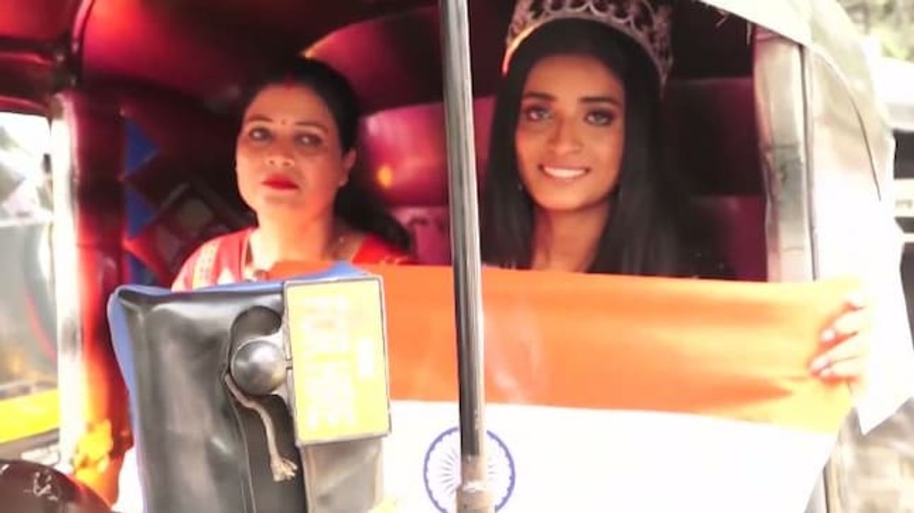 Grand auto rally organised in Mumbai to honour Miss India runner-up Manya Singh