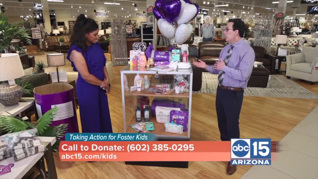 American Furniture Warehouse and ABC15 Arizona teaming up to help children in foster care