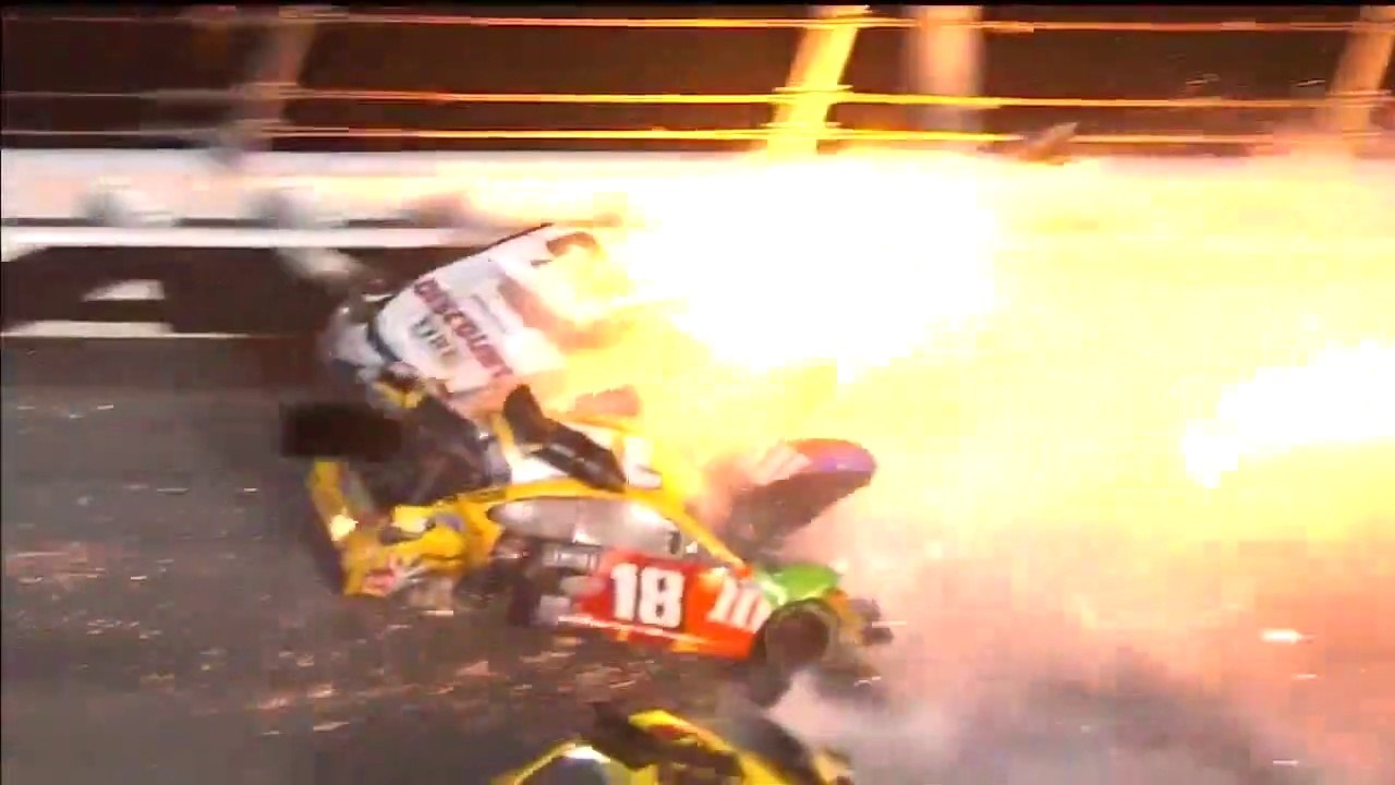 NASCAR Cup Series 2021 Daytona 500 Race Massive Crash Finish Mcdowell Win Out Grass Reddick  Chastain Keselowski Throws Helmet Angry