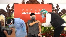 Usai Divaksin, Wapres Ma'ruf Amin Ajak Lansia Ikuti Vaksinasi COVID-19