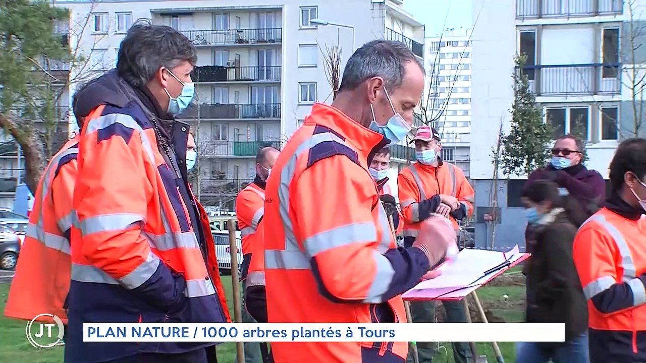 PLAN NATURE/ 1000 arbres plantés à Tours