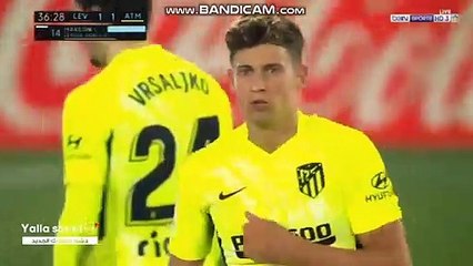 Levante - Atletico Madrid 1-1 GOAL MARCOS LLORENTE 17-02-2021