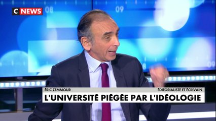 Éric Zemmour :  «Ce sont les présidents d’universités qui favorisent le développement de ces études»