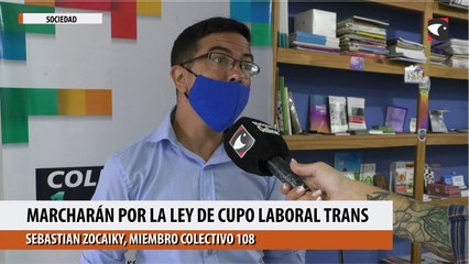 Marcharán por la ley de cupo laboral transgénero
