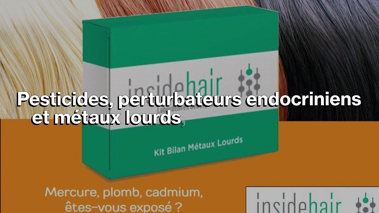 Beautysane Inside Hair - kit d'analyses pour cheveux - Pesticides, métaux lourds perturbateurs, polluants environnementaux