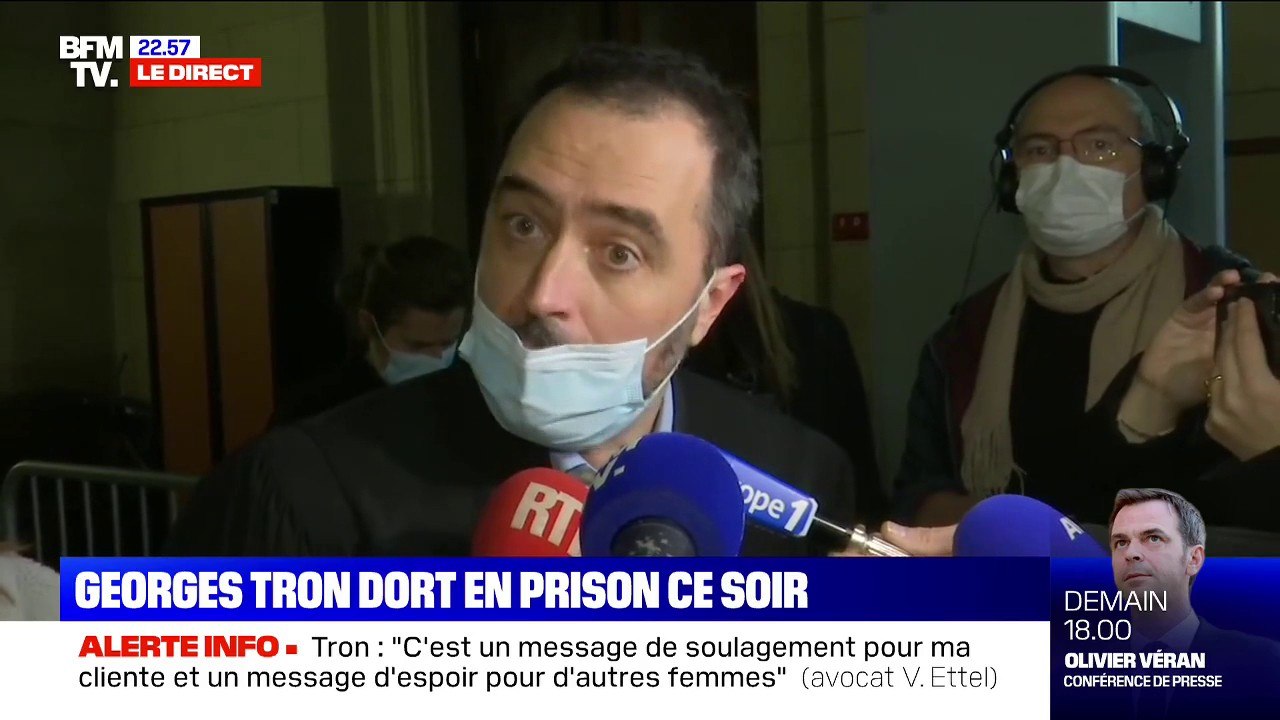 Georges Tron condamné: pour l'avocat d'une des victimes, "c'est une décision qui a un caractère historique en droit et dans la société française"