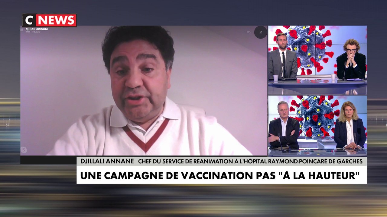 Djillali Annane sur la lenteur de la campagne de vaccination  «On a eu une stratégie au départ craignant les anti-vaccin»