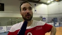 Raphaël Attié après la défaite de Martigues Volley à Fréjus