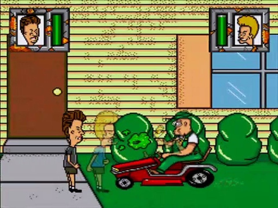 INCREDIBLE BEAVIS AND BUTT-HEAD (GENESIS) GAMEPLAY