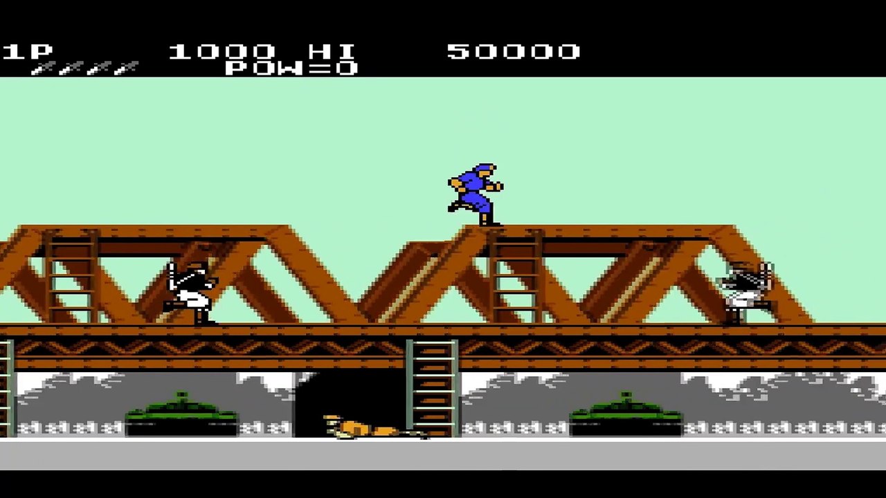 INCREDIBLE RUSH'N ATTACK (NES) GAMEPLAY