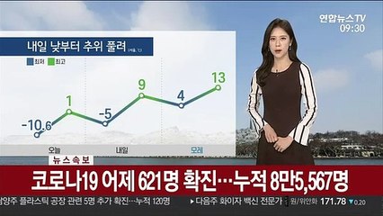 [날씨] 절기 우수, 추위 여전…내일 낮 기온 껑충