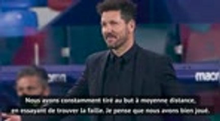 2e j. (en retard) - Simeone : "Je ne peux pas en demander plus à mes joueurs"