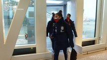 Llegada de la Selección española femenina a Azerbaiyán