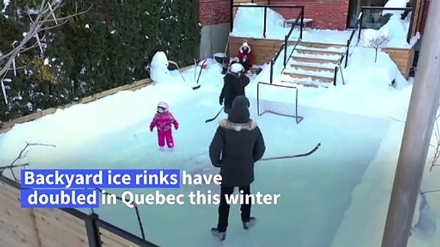 Canada backyard ice rinks make big comeback during pandemic